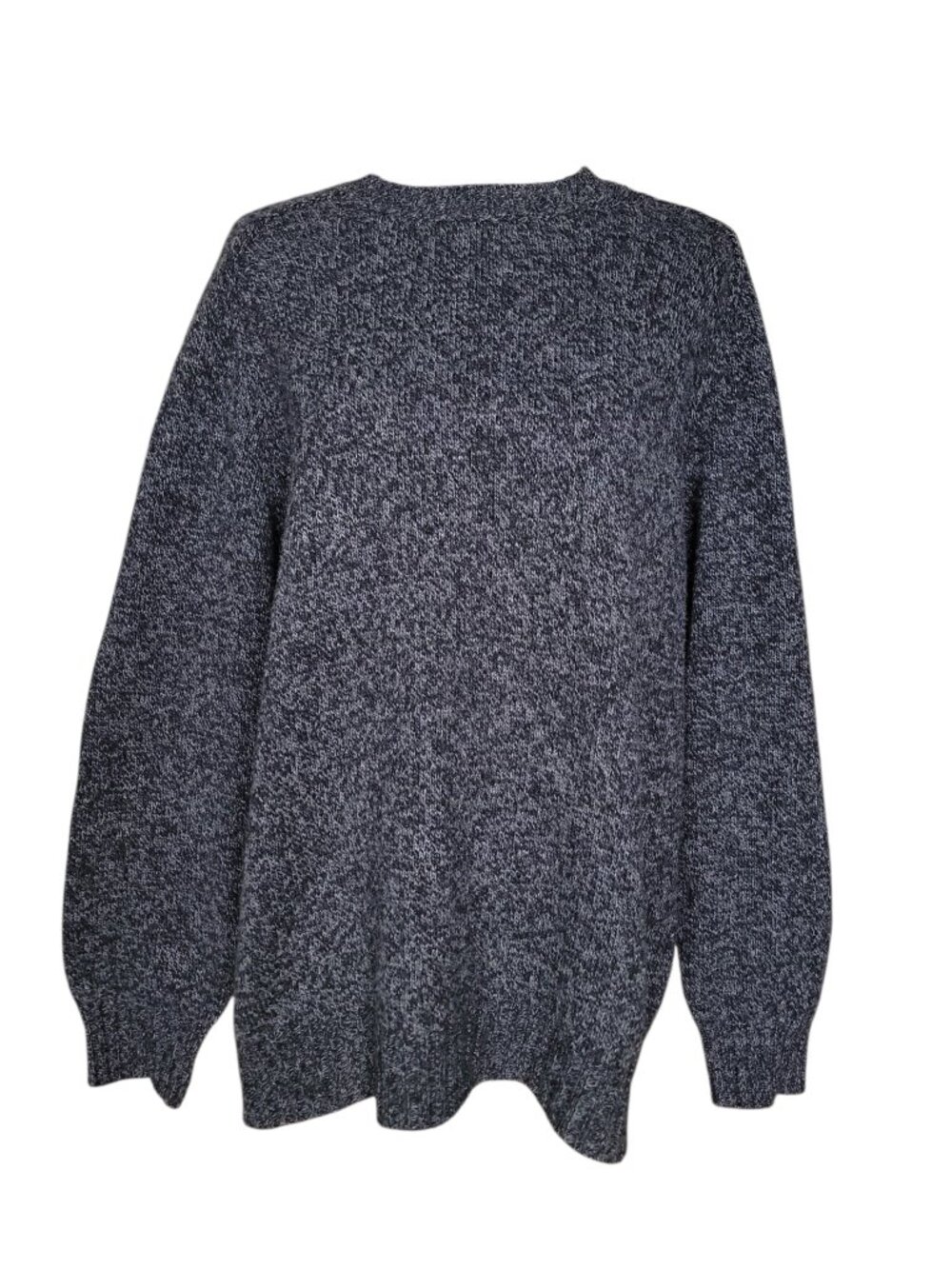 Bluemarine Black and Grey Wool Blend Crewneck Sweater Women's Size XL